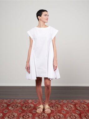The Merlette Naarden -mini boatneck dress